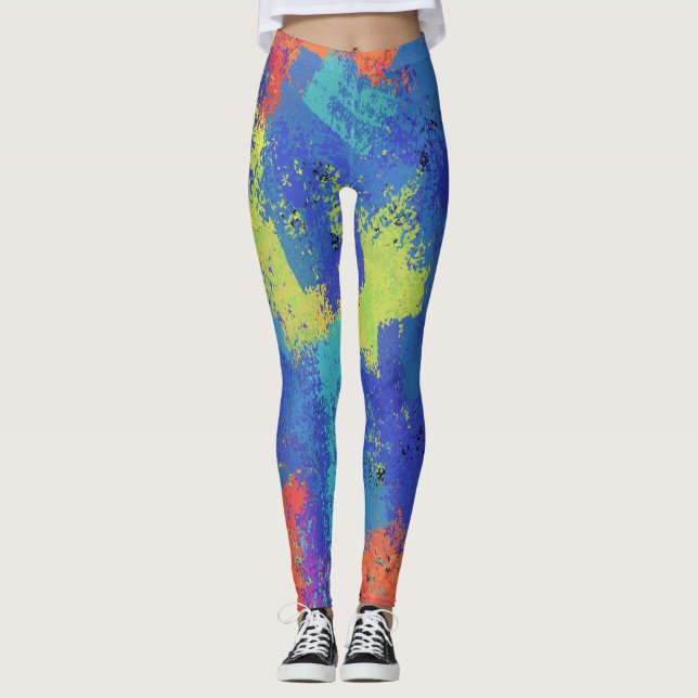 Colour Explosion Leggings (Front)