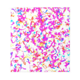 Colour explosion notepad
