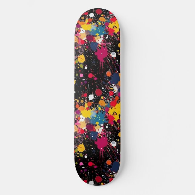Colour Explosion Skateboard (Front)