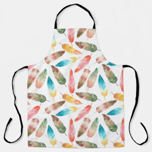 Colour feathers apron