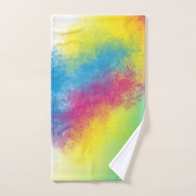 colour flash hand towel (Hand Towel)