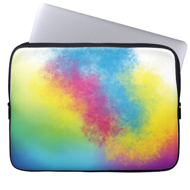 colour flash laptop sleeve (Front)