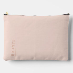 Colour Flow monogram Peachy Coral  Accessory Pouch