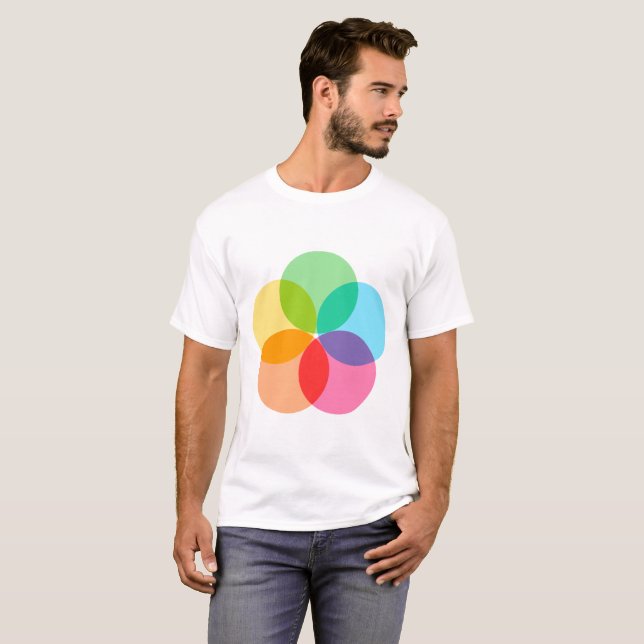 Colour Flower T-Shirt (Front Full)