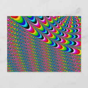 Colour Game - Fractal Art Postcard