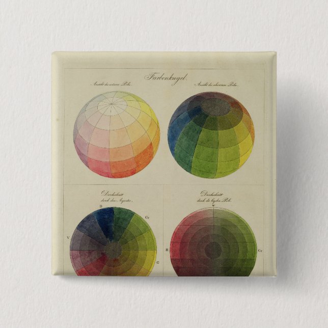 Colour Globes for Copper 15 Cm Square Badge (Front)