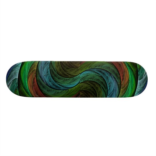 Colour Glory Abstract Art Skateboard
