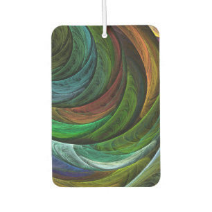 Colour Glory Modern Abstract Art Pattern Elegant Car Air Freshener