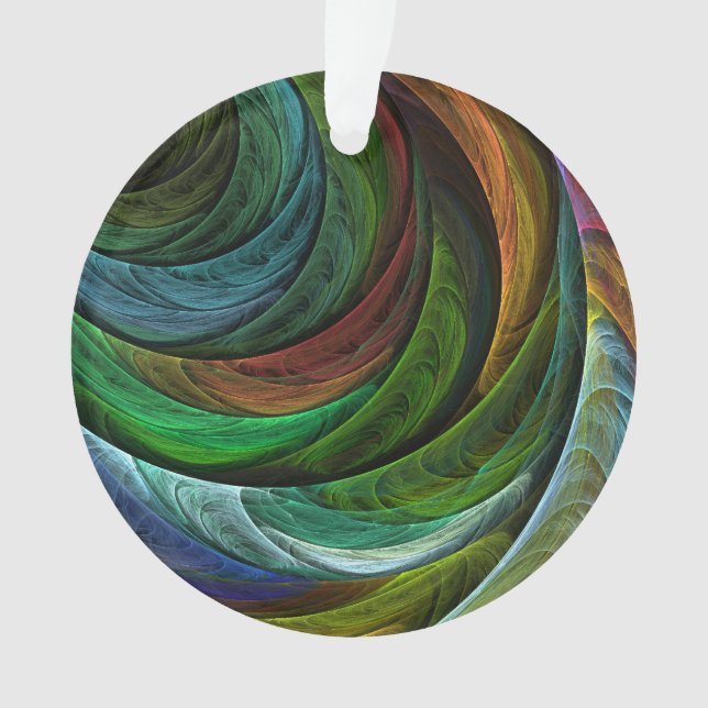 Colour Glory Modern Abstract Art Pattern Elegant Ornament (Front)