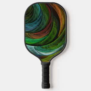 Colour Glory Modern Abstract Art Pattern Elegant Pickleball Paddle