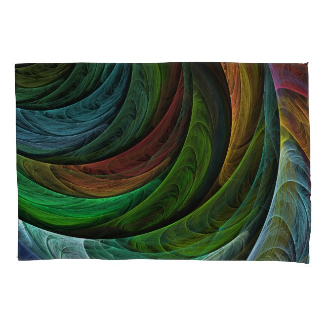 Colour Glory Modern Abstract Art Pattern Elegant Pillowcase (Front)