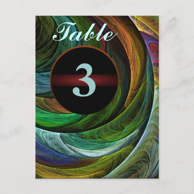 Colour Glory Modern Abstract Art Pattern Elegant Postcard (Front)