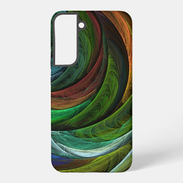 Colour Glory Modern Abstract Art Pattern Elegant Samsung Galaxy S22+ Case (Back)