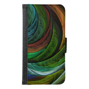Colour Glory Modern Abstract Art Pattern Elegant Samsung Galaxy S6 Wallet Case