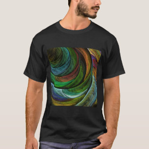 Colour Glory Modern Abstract Art Pattern Elegant T-Shirt