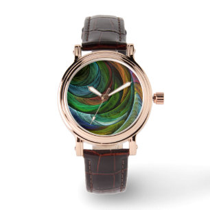 Colour Glory Modern Abstract Art Pattern Elegant Watch