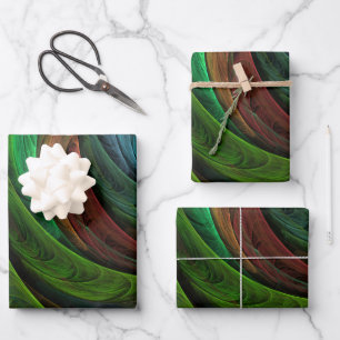 Colour Glory Modern Abstract Art Pattern Elegant Wrapping Paper Sheet