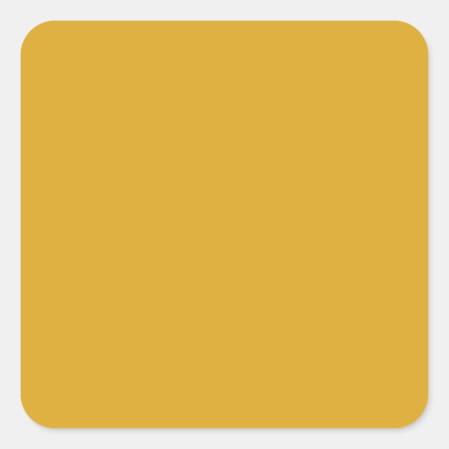 colour goldenrod square sticker (Front)