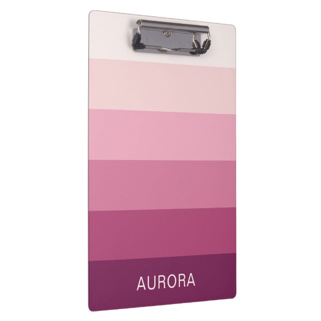 Colour Gradient Back to School - Custom Name  Clipboard (Right)
