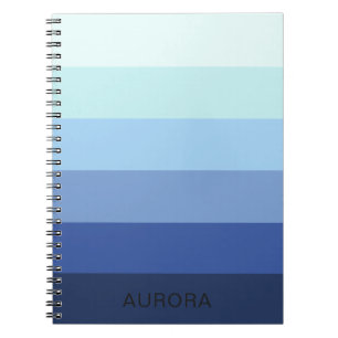 Colour Gradient Back to School - Custom Name Notebook