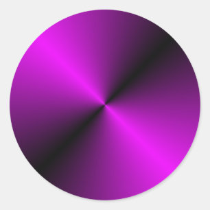 colour gradient classic round sticker