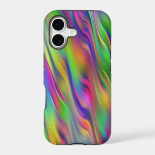 Colour Gradients Shine Waves - violet pink green