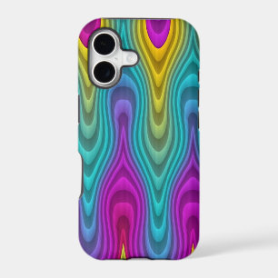 Colour Gradients Waves - yellow blue pink