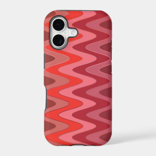 Colour Gradients ZigZag Waves - red