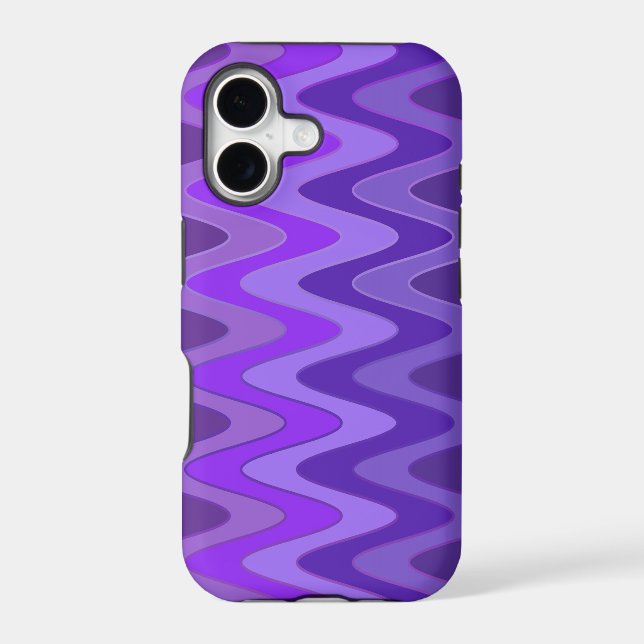Colour Gradients ZigZag Waves - violet (Back)