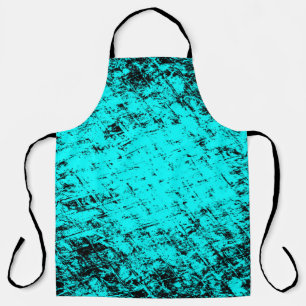 Colour grunge turquoise background. Halftone eleme Apron