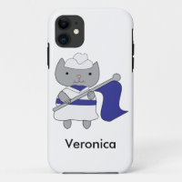 Colour Guard Cat Blue White