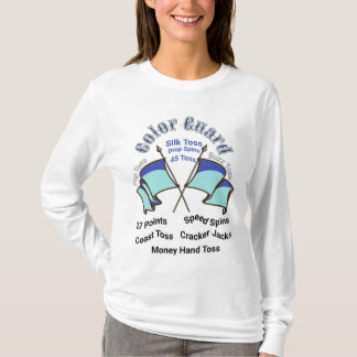 Colour Guard Flags with various moves T-Shirt