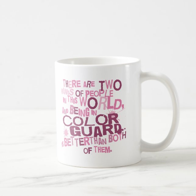 Colour Guard (Funny) Gift Coffee Mug (Right)