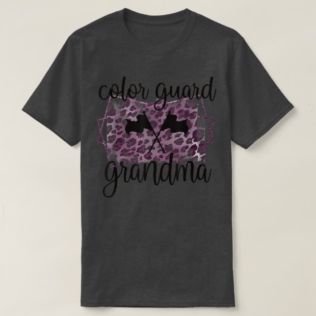 Colour Guard Grandma Colour Guard Grandmother  T-Shirt (Design Front)