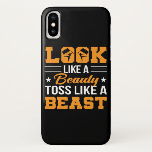 Colour Guard Like Beauty Toss Like Beast iPhone X Case
