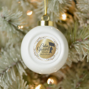 Colour Guard Marching Band Christmas Ornament