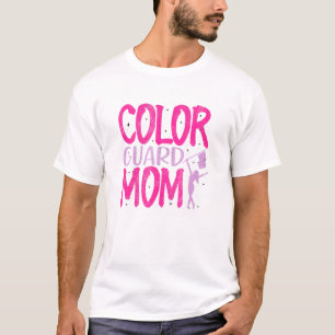 Colour Guard Mum Marching Band School Mummy Mother T-Shirt