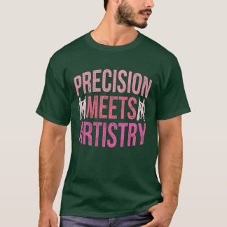 Colour Guard Precision Meets Artistry girl T-Shirt