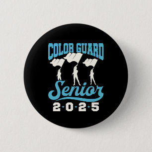 Colour Guard Senior 2025 Class Flags Graduation 6 Cm Round Badge