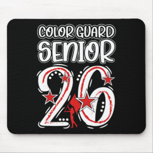 Colour Guard Senior 2026 Graduation Senior Colour  Mouse Pad