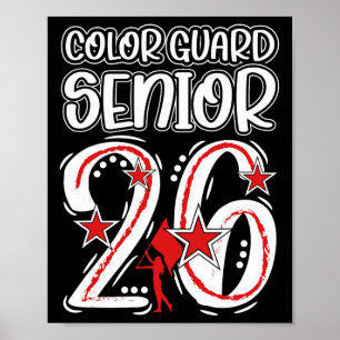 Colour Guard Senior 2026 Graduation Senior Colour Poster