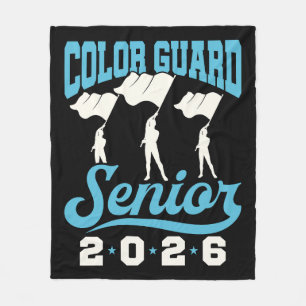 Colour Guard Senior Class of 2026 Graduation Fleece Blanket
