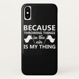 Colour Guard Throwing Thing Air Is Thing iPhone X Case