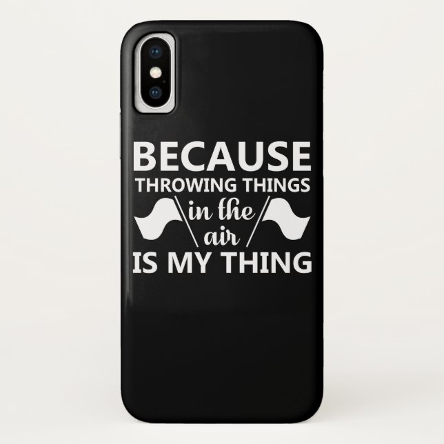 Colour Guard Throwing Thing Air Is Thing Case-Mate iPhone Case (Back)