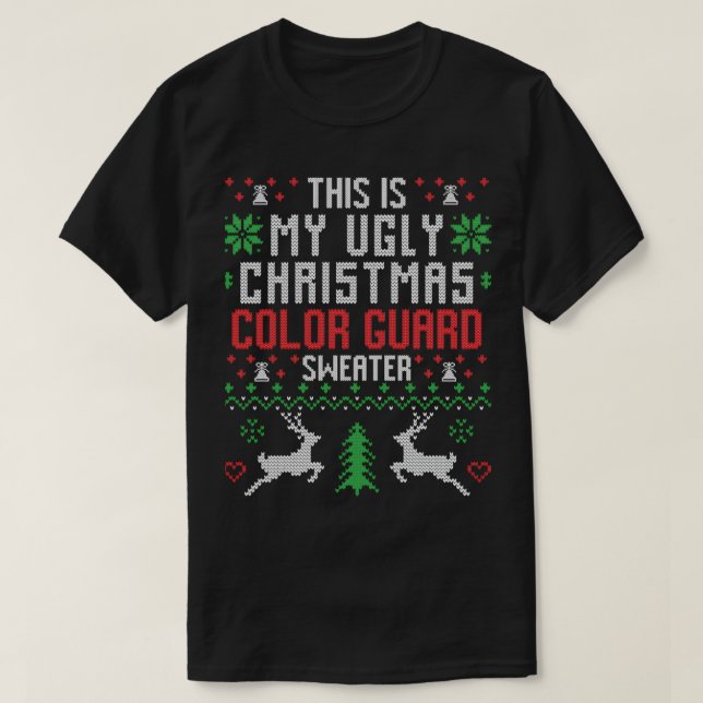 Colour guard Ugly Christmas Sweater (Design Front)