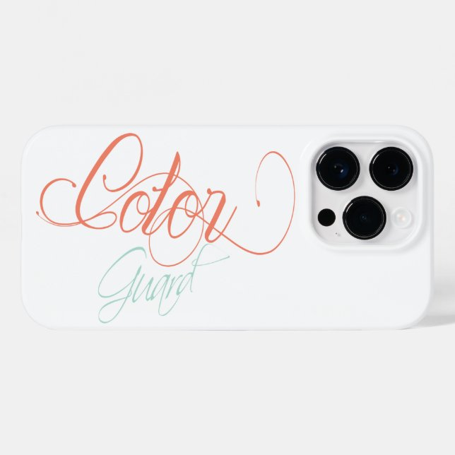 Colour Guard Word Art Case-Mate iPhone Case (Back (Horizontal))