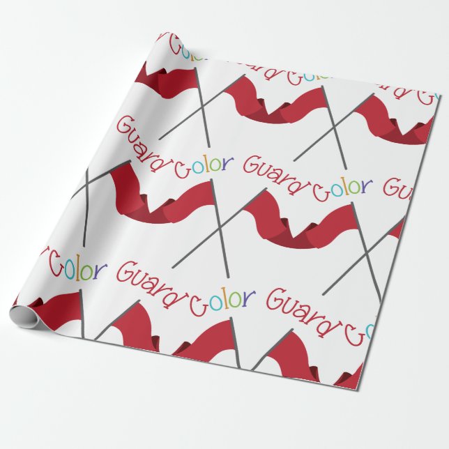 Colour Guard Wrapping Paper (Unrolled)