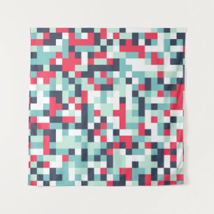 Colour Halftone Background. Abstract Multicolor Te Tapestry