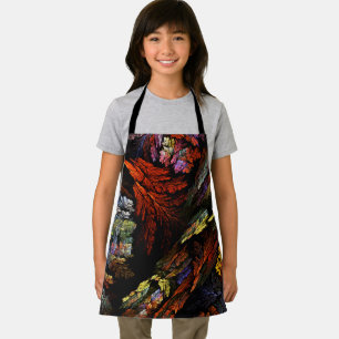 Colour Harmony Abstract Art Apron