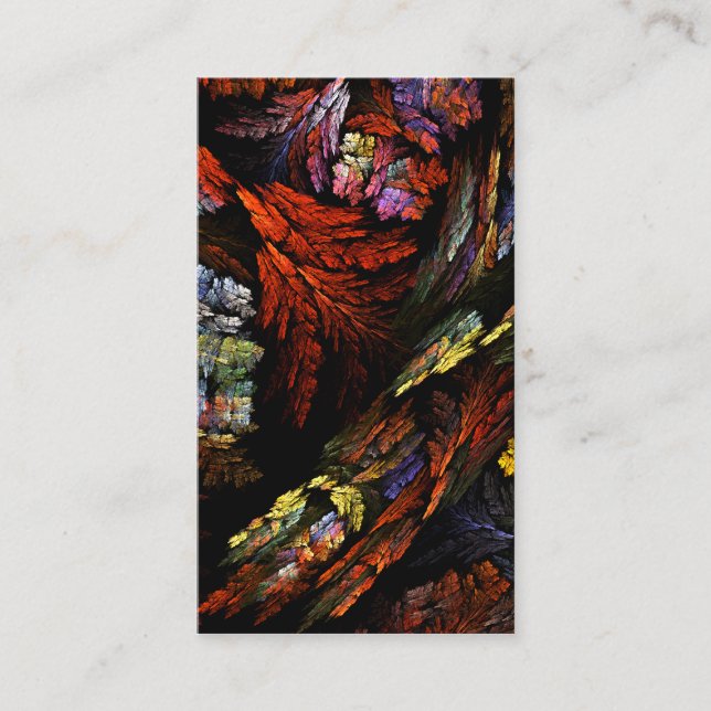 Colour Harmony Abstract Art Business Card (Front)